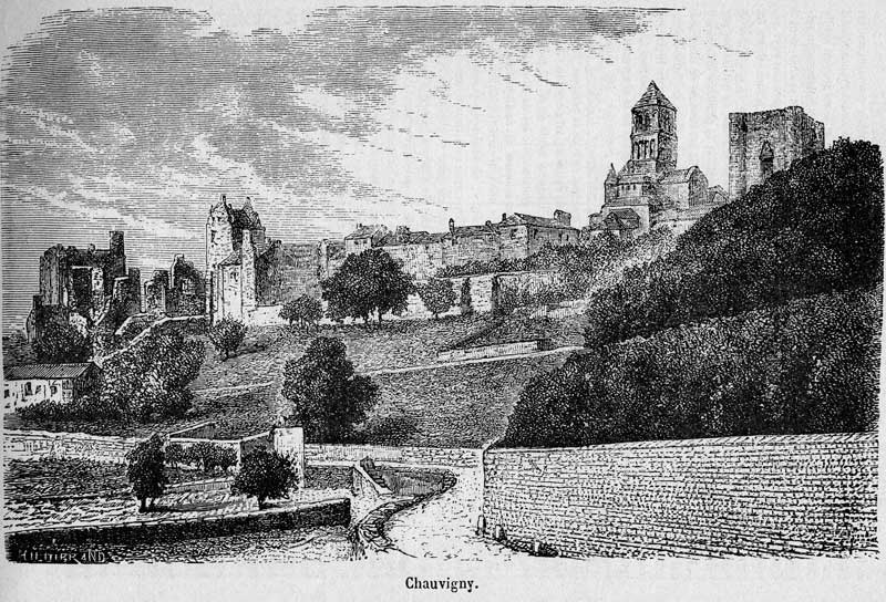 Vue de Cjauvigny (France-Vienne)